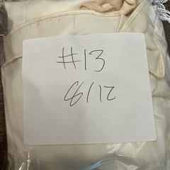 VINTAGE Size 9 Ivory Satin Union Made ILGWU Dress Puff Sleeve A-Line USA #13812
