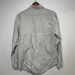 Vintage Theo Women’s Striped 100% Cotton Button Down Long Sleeve Shirt Size 6