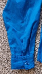 Vintage Western Collection Blue w/Fringe Sequines Long Sleeve Meduim