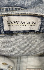 Vintage 90s Lawman Women’s Range Rider Lightwash Acid Wash Jeans Size 13