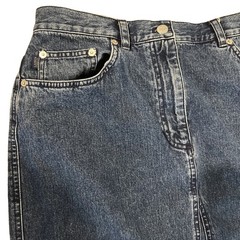 Ralph Lauren Jeans Co Denim Maxi Skirt VTG 90s 12 Heritage Quiet Luxury Western
