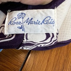 VTG Rose Marie Reid Swimsuit 14 Hippie Boho Bathingsuit Retro Go-go Purple