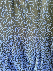 Vintage PREMIER ROW by MARILYN THELEN Blue & Black blouse/top, Size 14 1/2-34