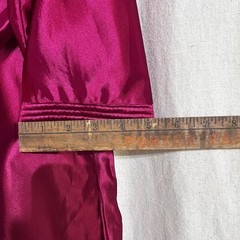 Vtg 1960’s Fuchsia Pink DiCarlo California Hollywood Glam Lingerie Robe 56″ Long