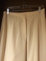 Norton Pant Suit Yellow Cream Embellished Women Size 10-12 Vtg Wedding Bride NWT