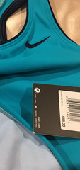 NWT Nike Ocean Blue Racerback One Piece Swimsuit M