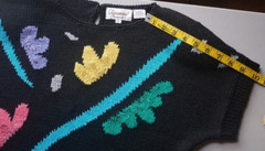 VTG 80s Retro Alexandria Floral Sweater Size M