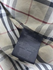 Burberry London Mod Coat Detachable Hood Nova Check Liner Women’s Size 12R Navy