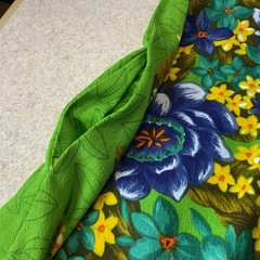 VTG Hawaiian Togs An Original 60’s Floral Tiki Sleeveless Maxi Dress Women’s XXS