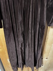 VTG REN FAIRE MAXI DRESS BROWN VELVET TAPESTRY DETAIL Women’s L? Renaissance