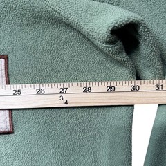 Fashion Bug Fall Leaves Cardigan Sweater Women’s 30/32W Green Embroidered Fleece