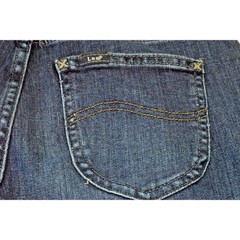 Vintage Lee Jeans Size 30 x 30 90s Blue Boot Cut Cotton Poly Blend Made Egypt