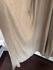 Vintage Mollie Parnis Long Cashmere Silk Belted Robe Large Flaws Nieman Marcus
