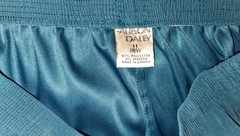 18, 34-46in Waist,VNTG, Allison Daley, Turquoise,Suede-Feel,29in Inseam,Pockets