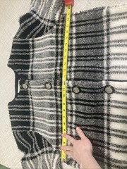 Vintage Duffel Outdoor Fleece Jacket Sz M Made in Canada 1980s Plaid Teddy GUC