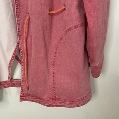 VTG Rare 80s 90s KENZO PARIS Pink Red Denim Jean Jacket Streetwear EU 36 / Small