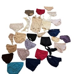 26 Pc Vintage Panty Cutter Lot Body Shaper Girdle Brief Panties Nylon Y2K Flaws