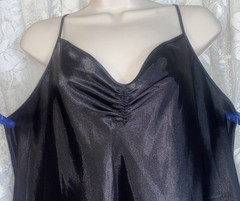 VTG Design LOT 3 3X Black & Red 1 Satin NIGHTIES 2 Babydoll nightie lingerie