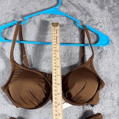 Vintage NWT ELLE 2-Piece Bikini Underwire Top High Cut Bottom Size 8 Made in USA