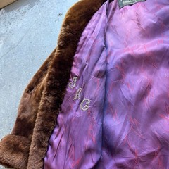 Vintage Annis Furs Brown Sheared Fur Coat Bradshaw Diehl 1950s Rare