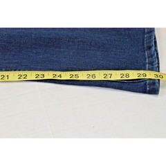 Vintage Lee Jeans Size 30 x 30 90s Blue Boot Cut Cotton Poly Blend Made Egypt