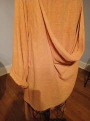 Vtg 1990s Sangam Imports Pumpkin Culotte-Skirt & Chic Jacket India S/L
