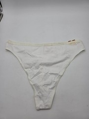 Vtg NWT Avenue Body Sz 30/32 White Cotton Thong Panties