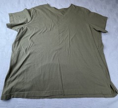 VTG Venezia Womens Plus Sz 1X 100% Cotton Green Tee Embroidered Boxy Boho Rare