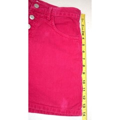 Vintage Jean Shorts Bongo Sz 5 S/M 80s Hot Pink High Waist Button Fly Made USA