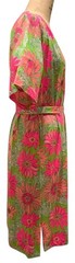LILLY PULITZER Fabric ERIO BOCCI KWHP Vintage 80s Women’s Nylon Dress – Sz L/XL
