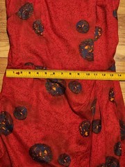Rare 50s Pauline Lake Royal Hawaiian Hotel Polished Cotton Wrap Sarong Dress XS