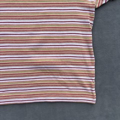 Womens Vintage 1980s 1990s Lizsport Shirt Striped 100% Cotton L