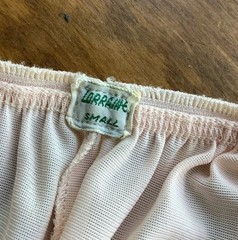 Vtg 60s Lorraine Pink Nylon Sleeveless 2 Piece Pjs Sz Small Nightgown Penoir Set