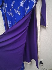 Lot 3 Vietnamese Vintage Long Traditional Dress Snap Closure SMALL Nhamay