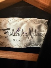 Vintage Frederick & Nelson Black Velvet Blazer MCM Seattle USA Sz M NWOT