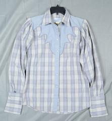 Rockmount Ranch Wear Women’s TRUE VINTAGE Pearl Snap Western Shirt MEDIUM USA