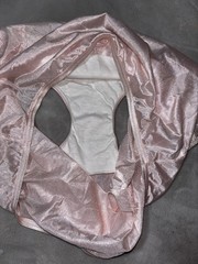 Vtg Shadowline Shiny Nylon & Lace Granny Panty Full Cut Brief Plus 3XL 3X New