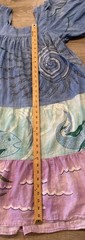 Vintage Ramona Rull Cotton Dress Size LXL Hawaii Tropic Coral-batik-boho-hip