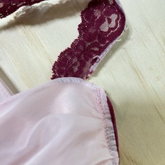 VTG 60’s Janelle Of California Pink Sheer Baby Doll Night Gown W/matching Robe