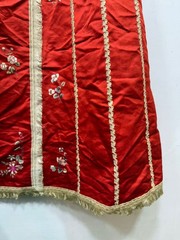 Vintage Gorgeous Chinese Silk Embroidered Apron Skirt 94×70 Cm