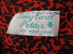 Lady Carol Petites of New York vintage 80s dress