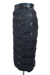 Vintage 80s Victor Costa Sequin Skirt XS/Small Women Cocktail Party