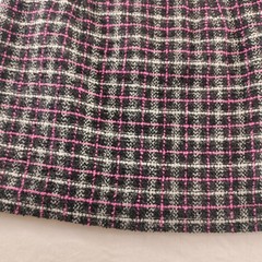 Ann Taylor Poly Wool Blend Skirt, Size 10 90s Pink Black White 28″ Waist