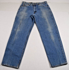 VTG Levis 550 Jeans 34 x 30 90s Relaxed Joker Fade Straight Leg Made USA c.1997