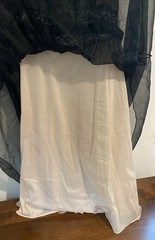 Vintage Vanity Fair Peignoir Nightgown Robe Set Black Sz 36 *As-Is Please Read*