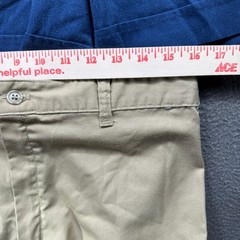 Lot of 3 Vintage Sears High Rise Chino Shorts Women 18 Cuffed USA 80s Retro Chic