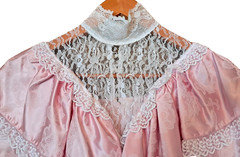 Gunne Sax Pink Satin Princess Dress Small Size 5 Ruffle Southern Belle 80s Prom
