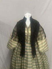 1880’s Silk Faille & Jet Beaded Mantel