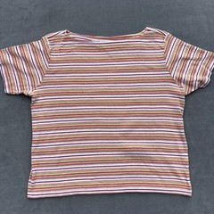 Womens Vintage 1980s 1990s Lizsport Shirt Striped 100% Cotton L