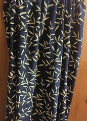 DBY Sz 20W Business Career Faux 2 pc Dress Blue with scarf